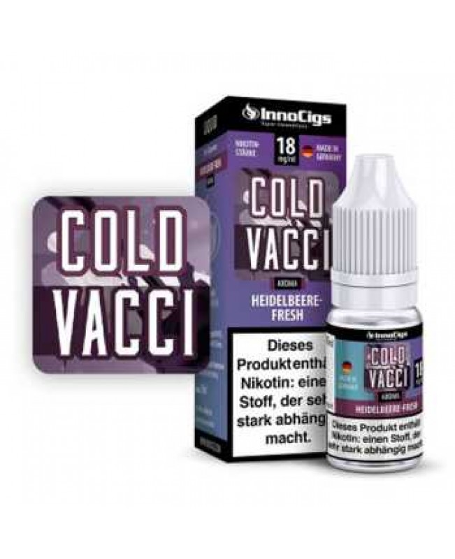 Cold Vacci InnoCigs Liquid 10ml (erfrischende Heidelbeer Minzpastillen)