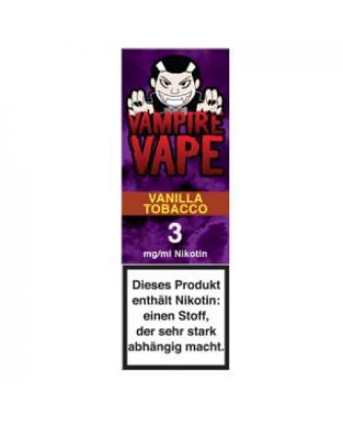 Vampire Vape Vanilla Tobacco 10ml Liquid