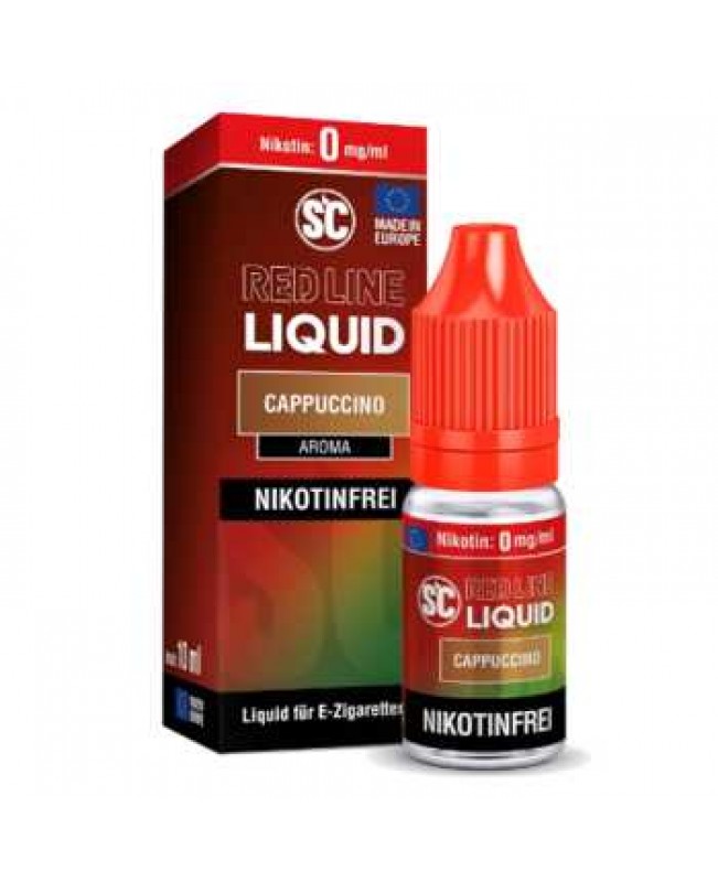 Cappuccino Red Line Nikotinsalz SC Liquid 10ml (leckerer Cappuccino Geschmack)