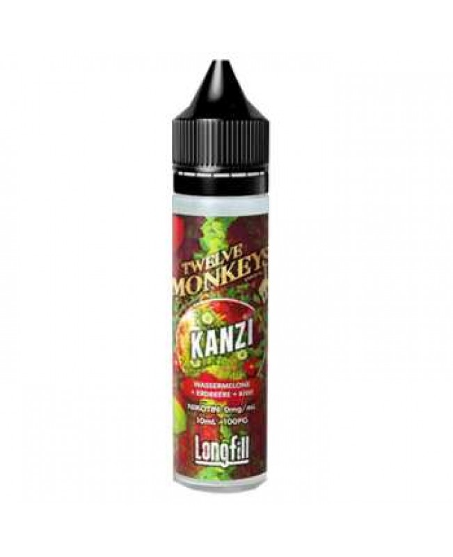 Kanzi Twelve Monkeys Aroma 10ml/60ml (Fruchtmix aus Wassermelone, Erdbeere und Kiwi)