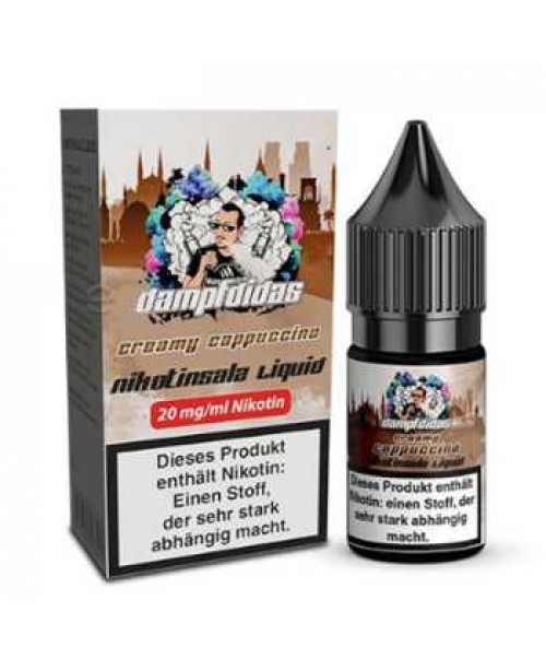 Creamy Cappuccino Dampfdidas Nikotinsalz Liquid 10...