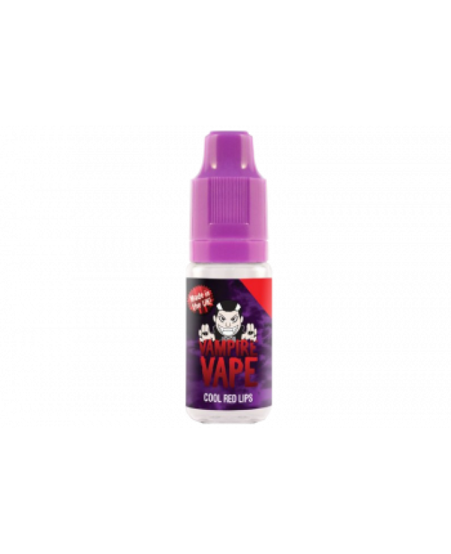 Cool Red Lips Vampire Vape Liquid 10ml (Kirsche + Menthol)