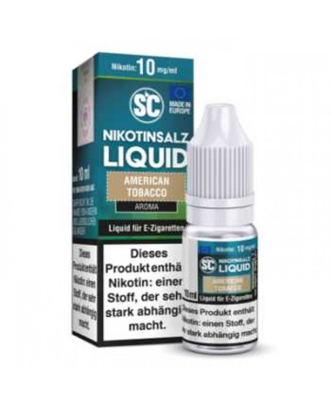 American Tobacco SC Nikotinsalz Liquid 10ml 20mg (amerikanische Tabaksorten)
