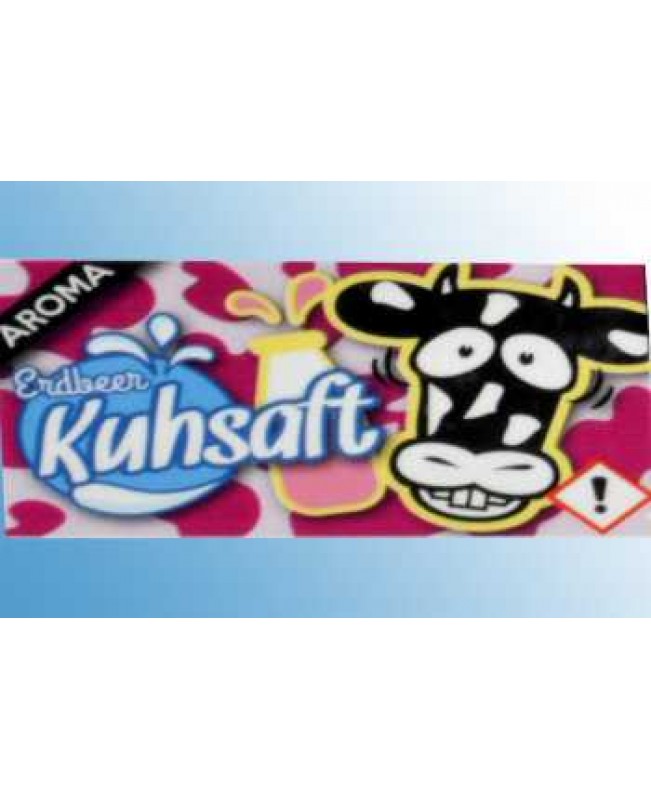 SMOKING BULL Erdbeer Kuhsaft Aroma 10ml (Vanillecreme mit frischen Erdbeeren)