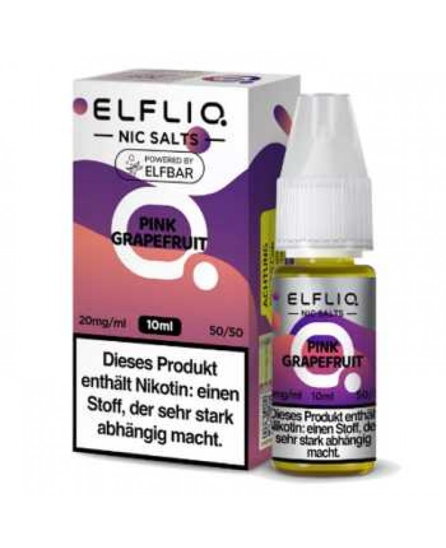 Pink Grapefruit ELFLIQ Nikotinsalz Liquid 10ml (süße Grapefrucht / Pampelmuse)