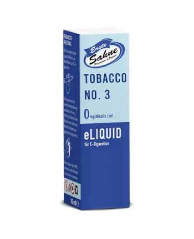 Tobacco No.3 erste Sahne Liquid 10ml (Tabak Geschmack)