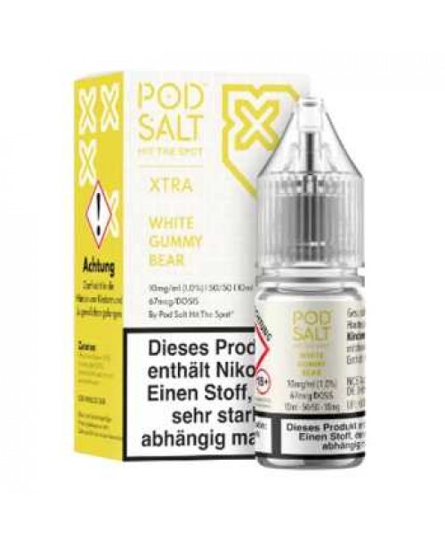 White Gummy Bear Pod Salt X Nikotinsalz Liquid 10m...