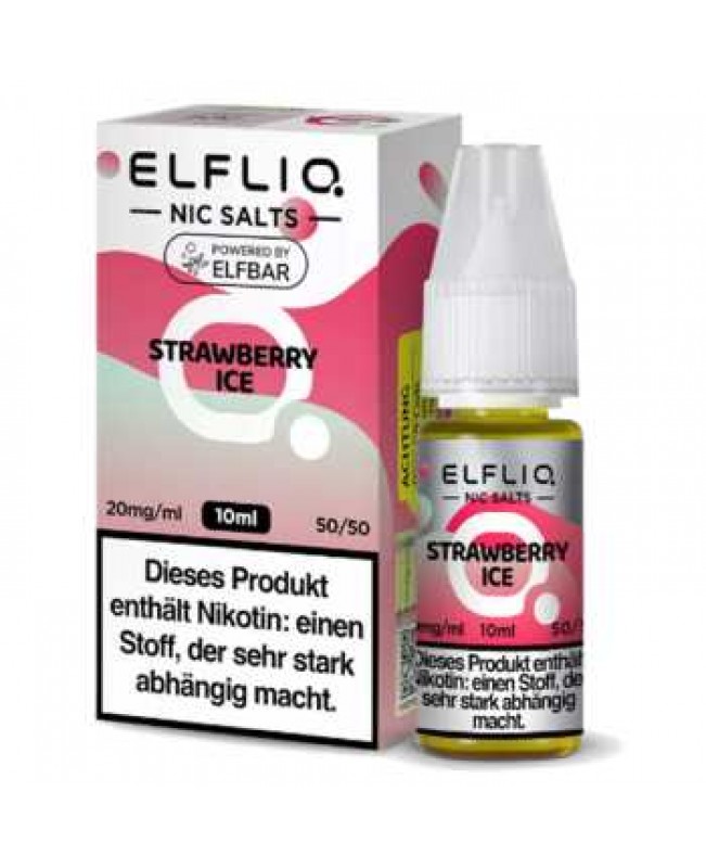 Strawberry Ice ELFLIQ Nikotinsalz Liquid 10ml (Erdbeer mit Kühle)