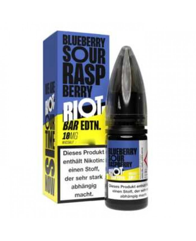 Blueberry Sour Raspberry Riot Squad NicSalt Liquid 10ml (süß säuerlicher Himbeer / Blaubeer Mix)