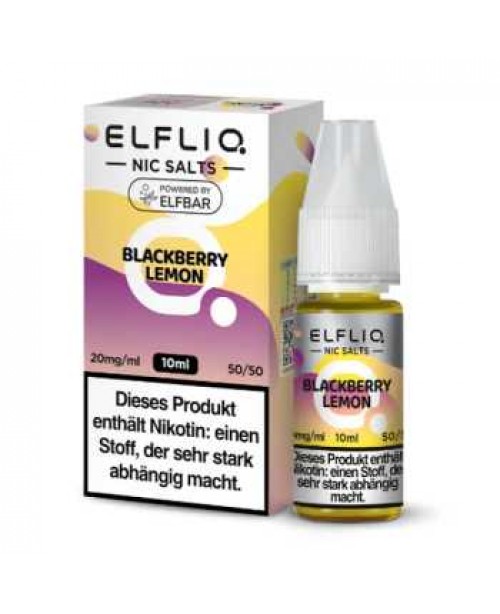 Blackberry Lemon ELFLIQ Nikotinsalz Liquid 10ml (B...