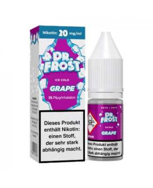 Grape Dr. Frost Nikotinsalz Liquid 20mg / 10ml (Tr...