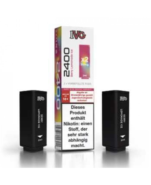 Berry Lemonade Ice IVG 2400 Pod 2 Stück (eisgekü...