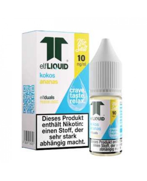 Kokos Ananas Elf-Liquid Nikotinsalz Liquid 10ml