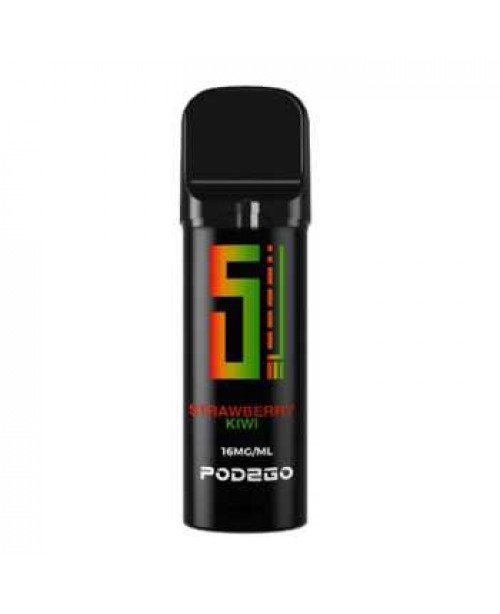 Strawberry Kiwi 5EL Pod2Go Pod 0/16mg (Erdbeer / K...