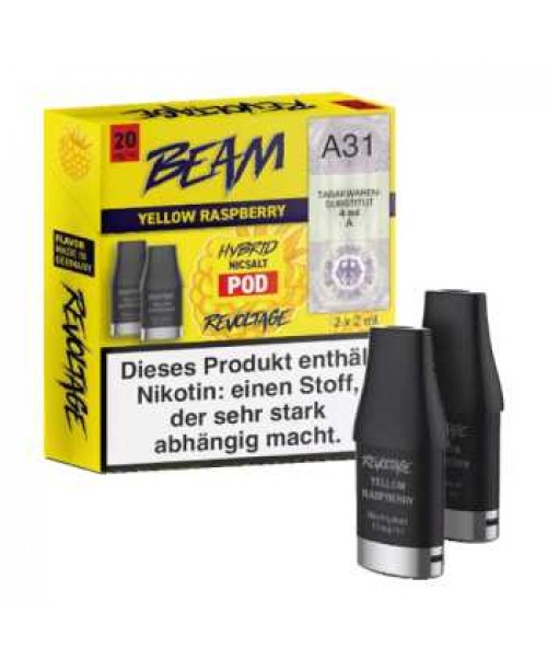 Yellow Raspberry Revoltage Beam Pod 0 / 10 / 20mg ...