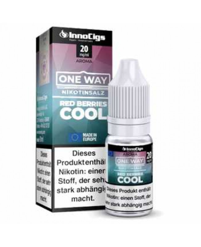 Red Berries Cool One Way InnoCigs Nikotinsalz Liquid 10ml (rote Früchte mit kühler Note)