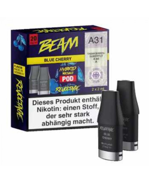 Blue Cherry Revoltage Beam Pod 0 / 10 / 20mg 2 St...