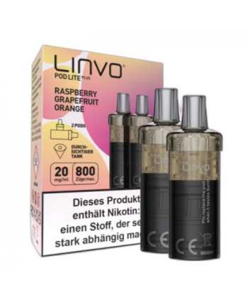Raspberry Grapefruit Orange 20mg Linvo Pod Plus Li...