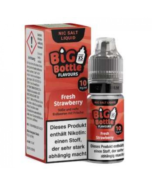Big Bottle Fresh Strawberry Nikotinsalz Liquid 10m...