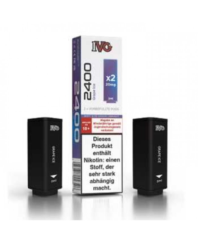 Grape Ice IVG 2400 Pod 2 Stück (Trauben eisgekühlt)
