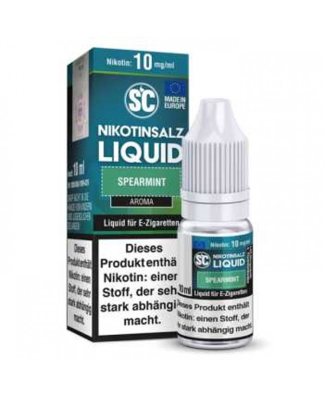 Spearmint Nikotinsalz SC Liquid 10ml (süße Minze)