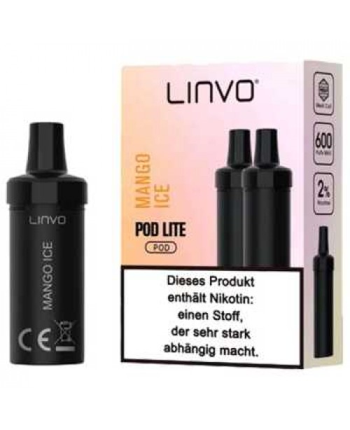 Mango Ice 20mg Linvo Pod Lite 2 Stück (Mango mit ...