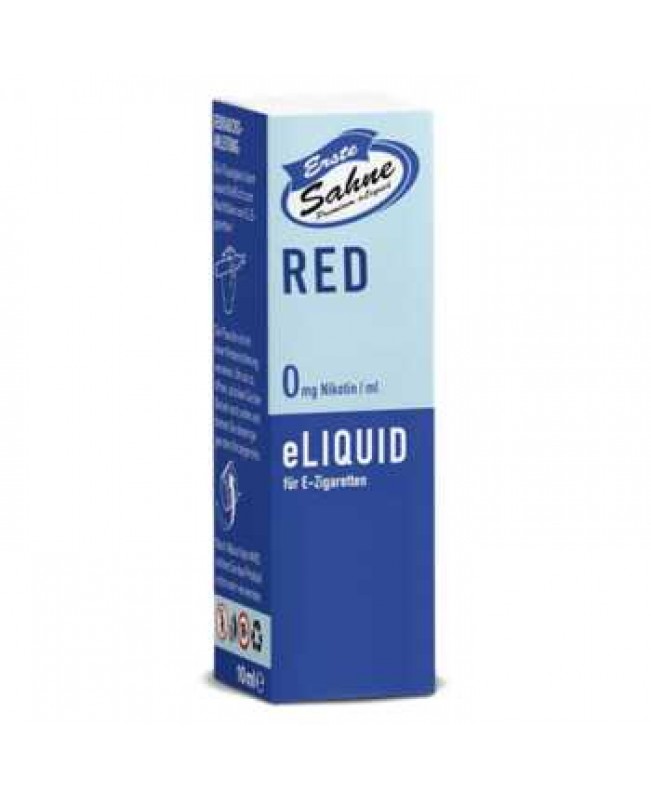 Red erste Sahne Liquid 10ml (Erdbeer Geschmack)