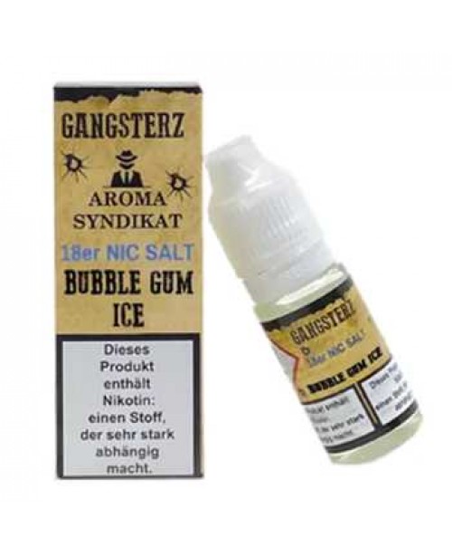 Bubble Gum Ice Gangsterz Nikotinsalz Liquid 10ml (...