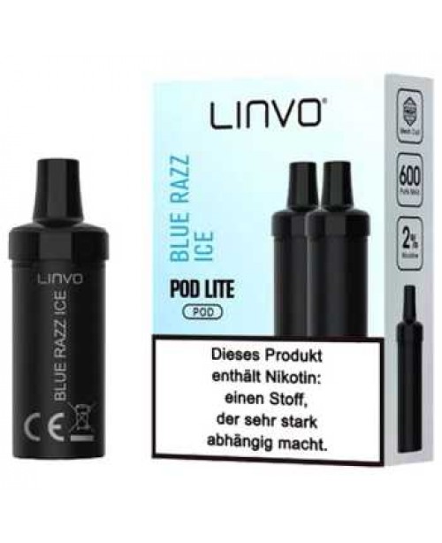 Blue Razz Ice 20mg Linvo Pod Lite 2 Stück (Himbee...