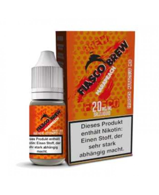 Marapeach Fiasco Brew Nikotinsalz Liquid 10ml (Fruchtmix aus Pfirsich und Maracuja)