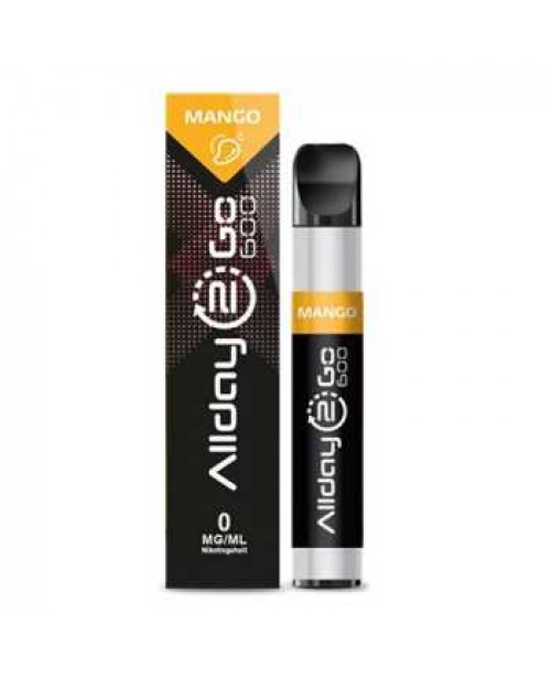 Mango Allday 2 Go 600 0mg / 20mg Einweg E-Shisha