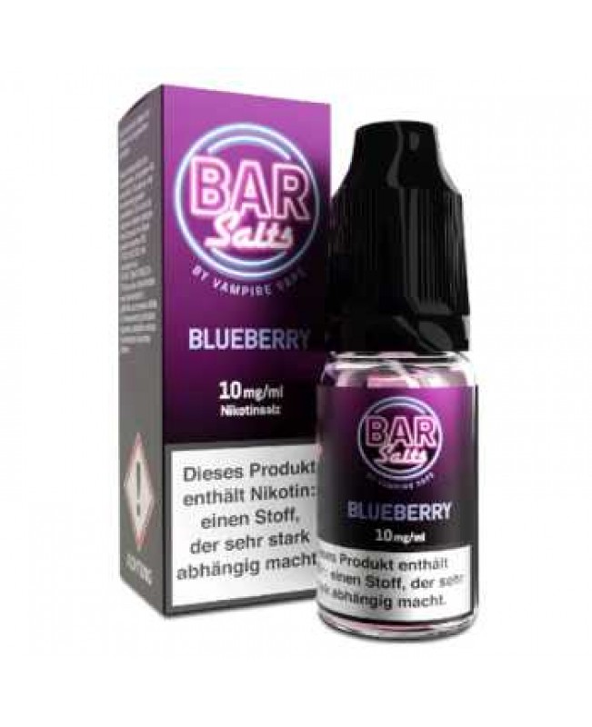 Blueberry Bar Salts Vampire Vape Liquid 10ml (fruchtiger Blaubeer Geschmack)