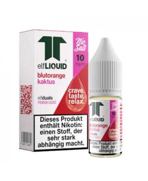 Blutorange Kaktus Elf-Liquid Nikotinsalz Liquid 10...