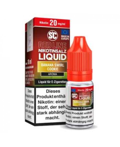 Banana Swirl Cookie Red Line Nikotinsalz SC Liquid...