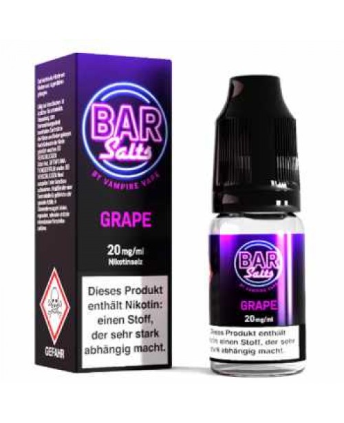 Grape Bar Salts Vampire Vape Liquid 10ml (Trauben ...