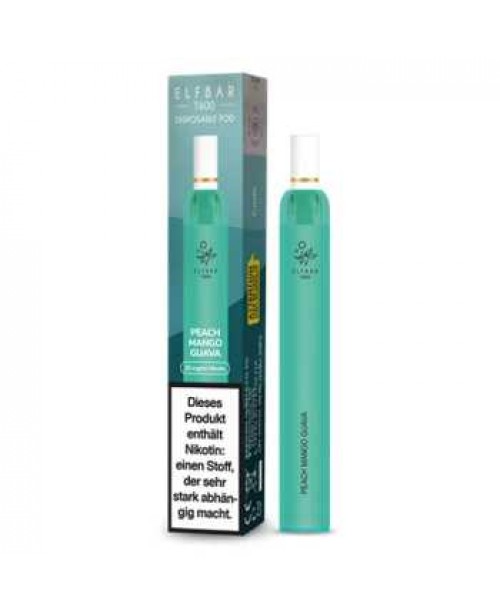 Peach Mango Guava Elf Bar T600 E-Shisha 20mg NicSa...