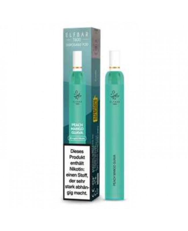 Peach Mango Guava Elf Bar T600 E-Shisha 20mg NicSalt (Pfirsich, Mango und Guave)