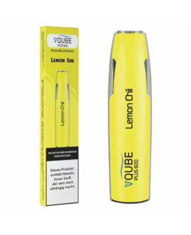 Lemon Chii Vqube Plus 600 Einweg E-Shisha (erfrischender Zitronen Geschmack)