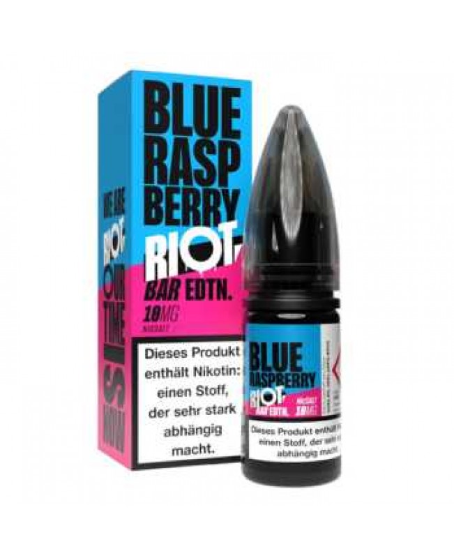 Blue Raspberry Riot Squad NicSalt Liquid 10ml (saftige blaue Himbeeren)