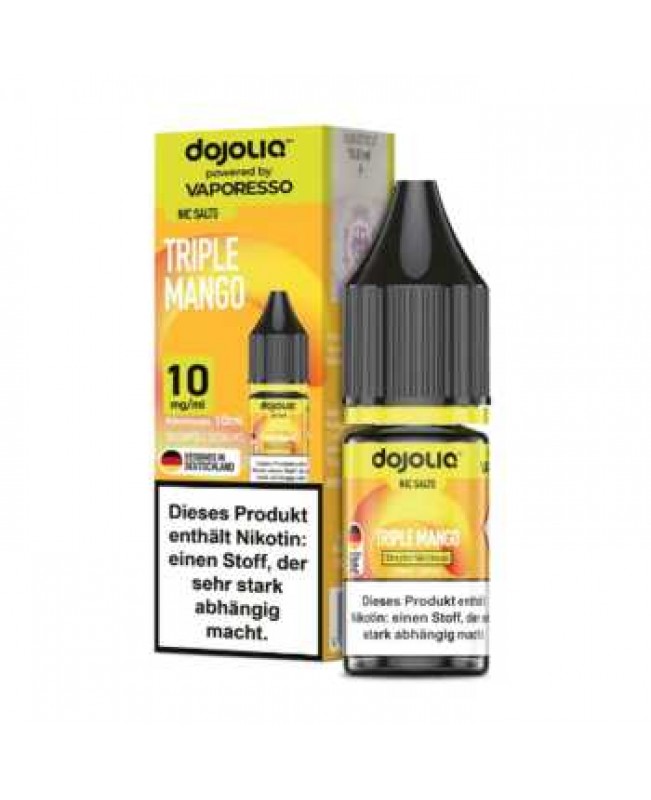 Triple Mango Dojoliq Nikotinsalz Liquid 10ml (Mangomix mit leichter Frische)