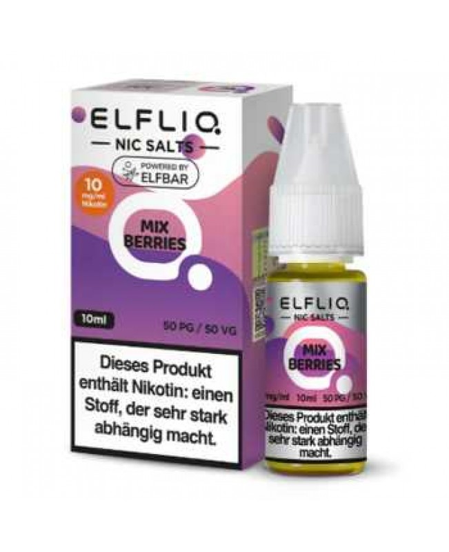 Mix Berries ELFLIQ Nikotinsalz Liquid 10ml (Beerenfrüchte Mix)
