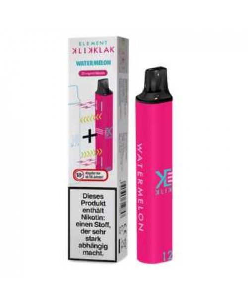 Watermelon Klik Klak Einweg E-Zigarette 20mg NicSa...