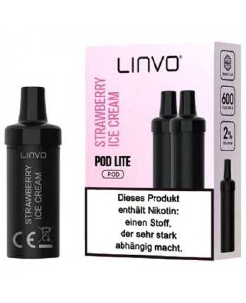 Strawberry Ice Cream 20mg Linvo Pod Lite 2 Stück ...
