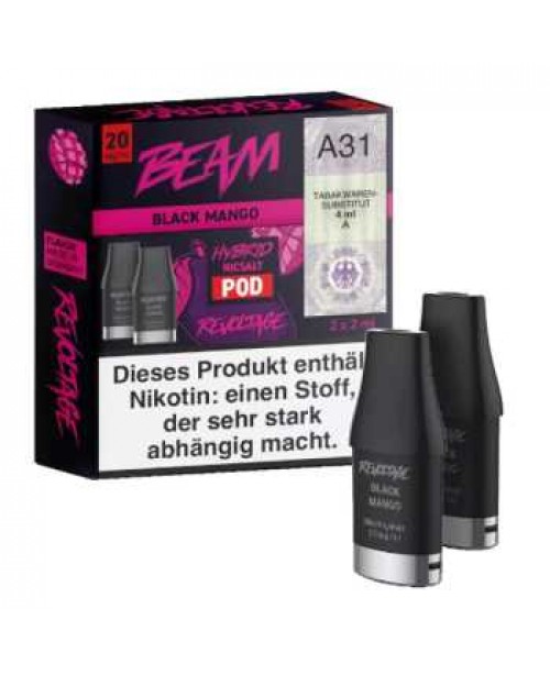 Black Mango Revoltage Beam Pod 0 / 10 / 20mg 2 St...