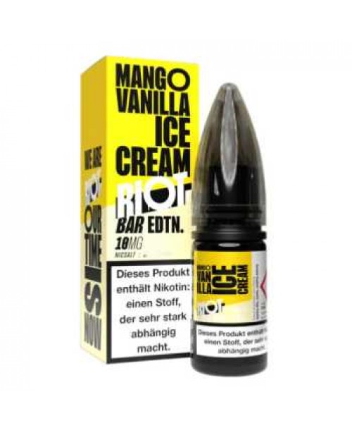 Mango Vanilla Ice Cream Riot Squad NicSalt Liquid ...