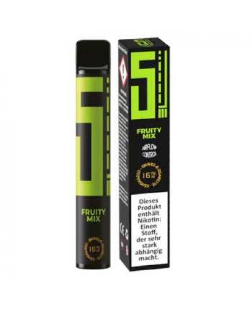 Fruity Mix 5EL 0mg / 16mg Einweg E-Shisha (Fruchtm...