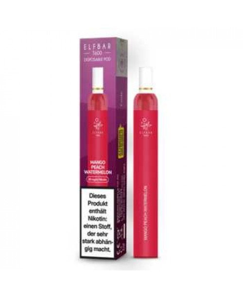 Mango Peach Watermelon Elf Bar T600 E-Shisha 20mg ...