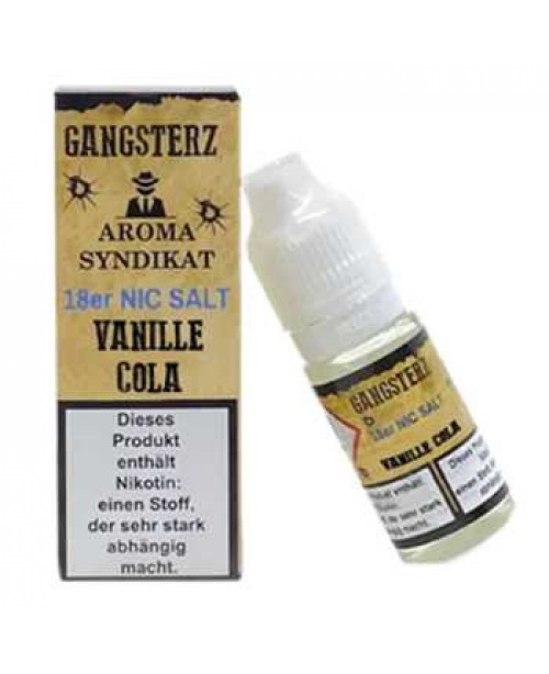 Vanille Cola Gangsterz Nikotinsalz Liquid 10ml (Va...