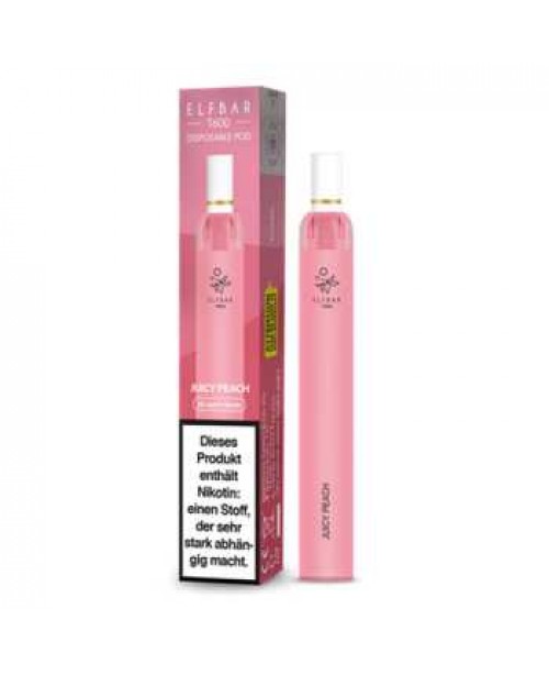 Juicy Peach Elf Bar T600 E-Shisha 20mg NicSalt (er...