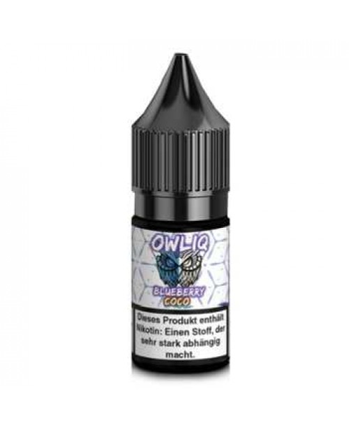 Blueberry Coco OWL Nikotinsalz Liquid 10ml (Blaube...